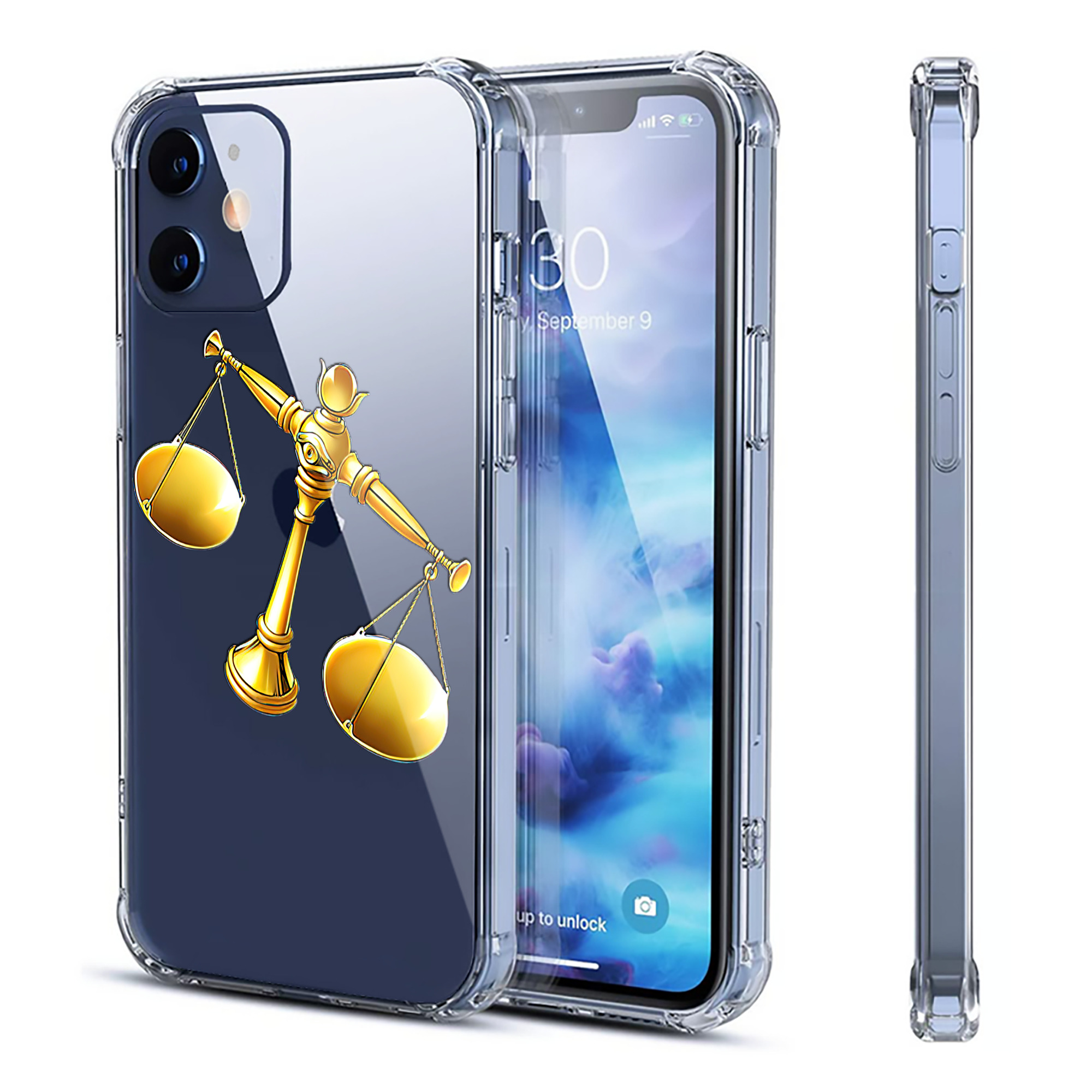 （画像用） 遊☆戯☆王 Yu-Gi-Oh! 【iPhone 12シリーズ対応】透明スマホケース（クリアソフトケース）